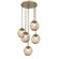 Aster LED LED Pendant in Gilded Brass (404|CNB0066-05-GB-FB-CH1-L1)
