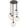 Aster LED LED Pendant in Flat Bronze (404|CNB0066-05-FB-FA-CH2-L1)