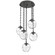 Aster Bulb Five Light Pendant in Matte Black (404|CNB0062-05-MB-C-CH1-E2)