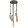Rock Crystal LED Pendant in Flat Bronze (404|CNB0050-05-FB-CB-CH1-L3)