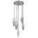Rock Crystal LED Pendant in Beige Silver (404|CNB0050-05-BS-CS-CH2-L3)