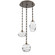 Misto Three Light Pendant in Flat Bronze (404|CNB0048-03-FB-OC-CH3-E2)