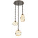 Misto Three Light Pendant in Flat Bronze (404|CNB0048-03-FB-OA-CH1-E2)