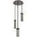 Parallel LED Pendant in Flat Bronze (404|CNB0042-03-FB-SG-CH2-L3)