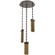 Parallel LED Pendant in Flat Bronze (404|CNB0042-03-FB-BG-CH3-L3)