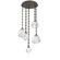 Gem LED Pendant in Flat Bronze (404|CNB0039-05-FB-C-CH3-L1)