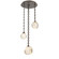 Gem LED Pendant in Flat Bronze (404|CNB0039-03-FB-A-CH2-L3)