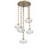 Coppa Five Light Pendant in Gilded Brass (404|CNB0036-05-GB-OC-CH3-E2)