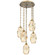 Ellisse Five Light Pendant in Gilded Brass (404|CNB0035-05-GB-OA-CH1-E2)