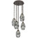 Ellisse Five Light Pendant in Flat Bronze (404|CNB0035-05-FB-OS-CH1-E2)