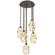 Ellisse Five Light Pendant in Flat Bronze (404|CNB0035-05-FB-OA-CH2-E2)