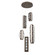 Tessera LED Pendant in Flat Bronze (404|CHB0100-05-FB-TE-CA1-L1-W01)