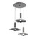 Cumulus LED Pendant in Graphite (404|CHB0099-03-GP-00-C01-L3-BI)