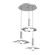 Cumulus LED Pendant in Classic Silver (404|CHB0099-03-CS-00-C01-L3-WI)