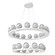 Cabochon LED Chandelier in Salt White (404|CHB0093-2B-WI-C-CA1-L1-WM) Cabochon LED Chandelier in Salt White (404|CHB0093-2B-WI-C-CA1-L1-WM)