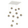 Cabochon LED Pendant in Salt White (404|CHB0093-12-WI-S-C01-L1-GB)