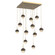 Cabochon LED Pendant in Gilded Brass (404|CHB0093-12-GB-A-C01-L3-FB)