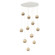 Cabochon LED Pendant in Salt White (404|CHB0093-11-WI-B-C01-L1-TR)