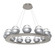 Cabochon LED Chandelier in Beige Silver (404|CHB0093-0C-BS-C-CA1-L1-CS)