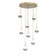Cabochon LED Pendant in Gilded Brass (404|CHB0093-08-GB-S-C01-L1-WI)