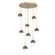 Cabochon LED Pendant in Gilded Brass (404|CHB0093-08-GB-C-C01-L3-BB)
