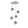 Cabochon LED Pendant in Classic Silver (404|CHB0093-05-CS-B-C01-L1-BU)