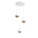 Cabochon LED Pendant in Salt White (404|CHB0093-03-WI-B-C01-L3-MS)