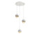 Cabochon LED Pendant in Salt White (404|CHB0093-03-WI-A-C01-L3-WM)