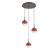Cabochon LED Pendant in Flat Bronze (404|CHB0093-03-FB-C-C01-L1-RE)