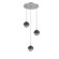 Cabochon LED Pendant in Classic Silver (404|CHB0093-03-CS-S-C01-L3-FB)