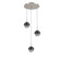 Cabochon LED Pendant in Beige Silver (404|CHB0093-03-BS-S-C01-L1-MB)