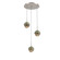 Cabochon LED Pendant in Beige Silver (404|CHB0093-03-BS-B-C01-L3-GE)