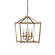 Gridlock Four Light Pendant in Antique Bronze (137|538P04ATB)