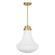 Bartlet One Light Pendant in Warm Brass (51|7-0108-1-322)