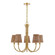 Ashbury Five Light Chandelier in Warm Brass (51|1-3960-5-322)