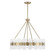 Bancroft Six Light Chandelier in Noble Brass (51|1-3605-6-127)