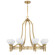 Allston Eight Light Chandelier in Warm Brass (51|1-1605-8-322)