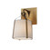 Bandera One Light Wall Sconce in Natural Aged Brass (16|16180WLNAB)