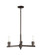 Arcadia Three Light Pendant in Oil Rubbed Bronze (405|716-3CR-OB)
