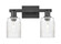 Arcadia Two Light Bath Vanity in Matte Black (405|716-2W-BK-G342)