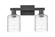 Arcadia Two Light Bath Vanity in Matte Black (405|716-2W-BK-G1113)