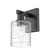 Arcadia One Light Wall Sconce in Matte Black (405|716-1W-BK-G1113)
