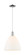 Arcadia One Light Mini Pendant in Polished Chrome (405|716-1P-PC-GBD-121)