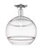 Arcadia One Light Semi-Flush Mount in Polished Chrome (405|716-1C-PC-G556-12CL)