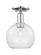 Arcadia One Light Semi-Flush Mount in Polished Chrome (405|716-1C-PC-G122-8)