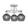 Paramount Three Light Semi-Flush Mount in Brushed Nickel (200|3417-BN-4622)