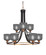 Paramount Nine Light Chandelier in Matte Black & Brass (200|3409-MBBR-4612)