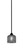 Paramount One Light Mini Pendant in Matte Black (200|3401-MB-4612)
