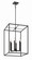 Signature Foyer Six Light Foyer Pendant in Flat Black (46|60636-FB)