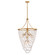 Myra LED Chandelier in Distressed Brass (138|FR41596DA)